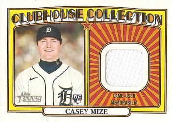 2021 Topps Heritage - Clubhouse Collection Relics High Number #CC-CMZ Casey Mize Front