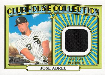 2021 Topps Heritage - Clubhouse Collection Relics High Number #CC-JA Jose Abreu Front
