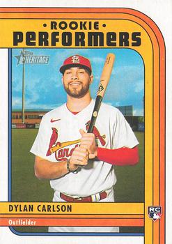 2021 Topps Heritage - Rookie Performers #RP-7 Dylan Carlson Front