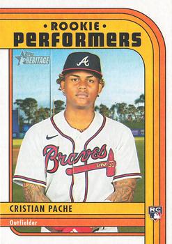 2021 Topps Heritage - Rookie Performers #RP-8 Cristian Pache Front