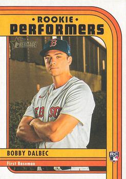 2021 Topps Heritage - Rookie Performers #RP-13 Bobby Dalbec Front