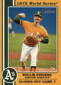 2021 Topps Heritage - 1972 World Series Highlights #72WS-10 Rollie Fingers Front