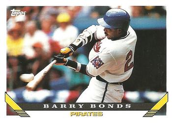 1993 Topps #2 Barry Bonds Front