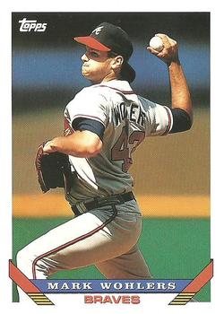 1993 Topps #8 Mark Wohlers Front