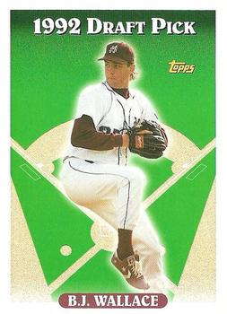 1993 Topps #33 B.J. Wallace Front