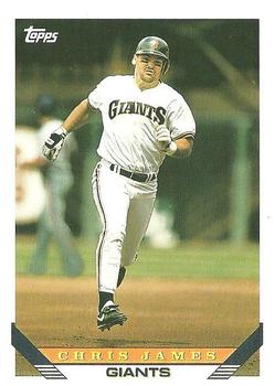 1993 Topps #38 Chris James Front