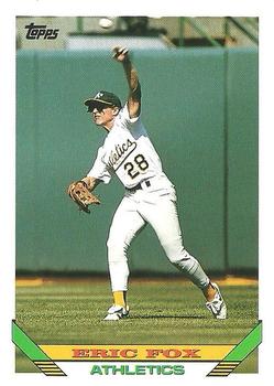 1993 Topps #46 Eric Fox Front