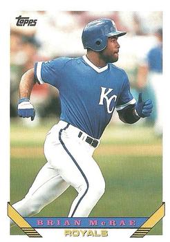 1993 Topps #49 Brian McRae Front