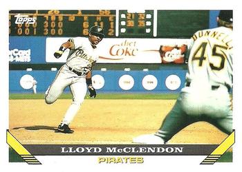 1993 Topps #81 Lloyd McClendon Front