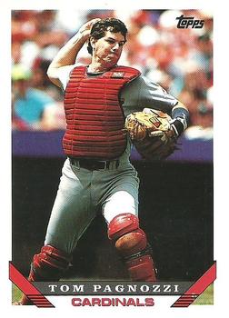 1993 Topps #92 Tom Pagnozzi Front
