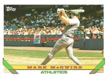 1993 Topps #100 Mark McGwire Front