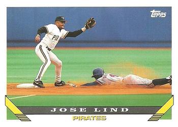 1993 Topps #108 Jose Lind Front