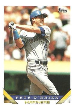 1993 Topps #125 Pete O'Brien Front