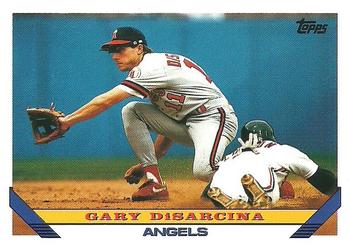 1993 Topps #157 Gary DiSarcina Front