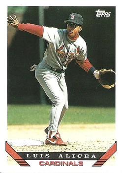 1993 Topps #257 Luis Alicea Front