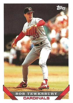 1993 Topps #285 Bob Tewksbury Front