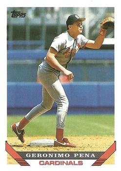 1993 Topps #312 Geronimo Pena Front