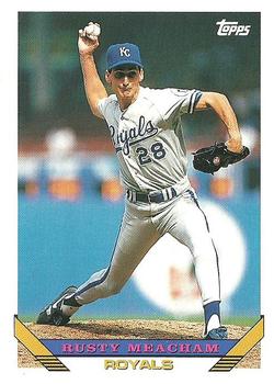 1993 Topps #321 Rusty Meacham Front