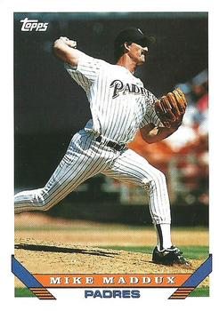 1993 Topps #329 Mike Maddux Front