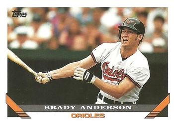 1993 Topps #355 Brady Anderson Front