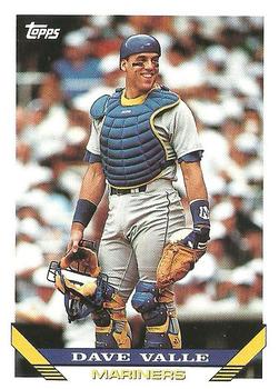 1993 Topps #370 Dave Valle Front