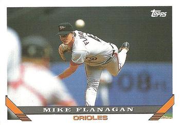 1993 Topps #381 Mike Flanagan Front