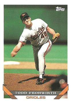 1993 Topps #415 Todd Frohwirth Front