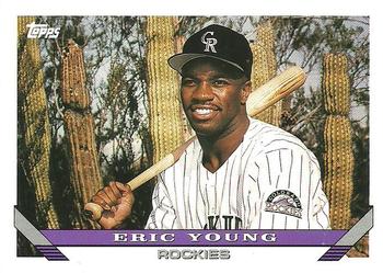 1993 Topps #551 Eric Young Front