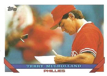 1993 Topps #555 Terry Mulholland Front