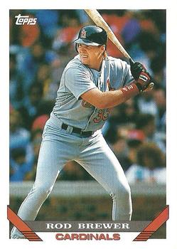 1993 Topps #566 Rod Brewer Front