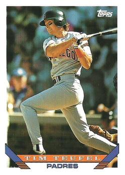 1993 Topps #636 Tim Teufel Front
