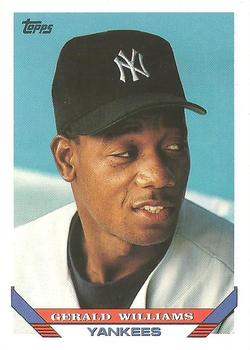 1993 Topps #654 Gerald Williams Front
