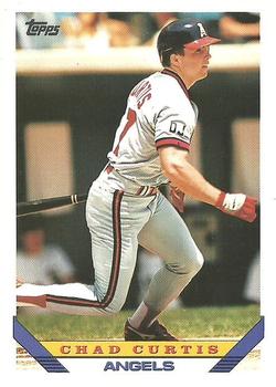 1993 Topps #699 Chad Curtis Front