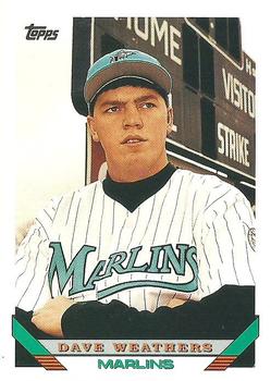 1993 Topps #739 Dave Weathers Front