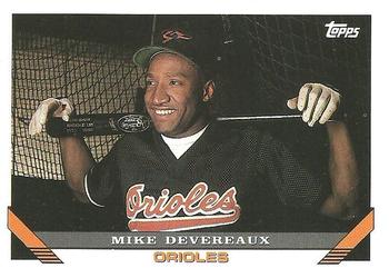 1993 Topps #741 Mike Devereaux Front