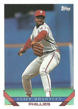 1993 Topps #773 Cliff Brantley Front