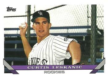 1993 Topps #774 Curtis Leskanic Front