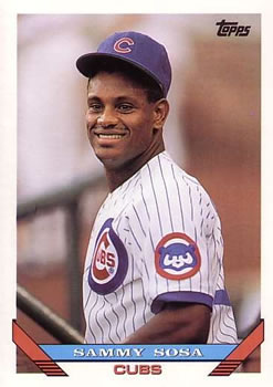 1993 Topps #156 Sammy Sosa Front