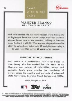2022 Topps Game Within the Game #3 Wander Franco Back