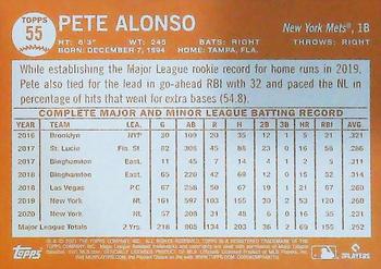 2021 Topps All-Star Rookie Cup #55 Pete Alonso Back
