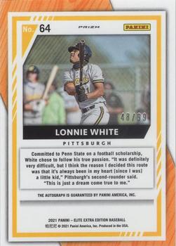 2021 Panini Elite Extra Edition - Optic Signatures #64 Lonnie White Back