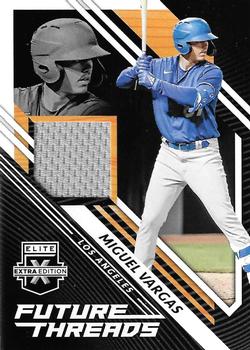 2021 Panini Elite Extra Edition - Future Threads #FT-MV Miguel Vargas Front