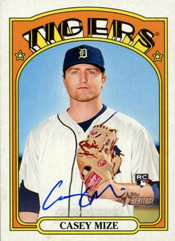 2021 Topps Heritage - Real One Autographs High Number #ROA-CMA Casey Mize Front