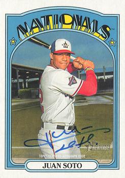 2021 Topps Heritage - Real One Autographs High Number #ROA-JS Juan Soto Front
