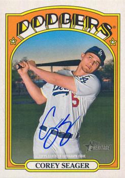 2021 Topps Heritage - Real One Autographs High Number #ROA-CS Corey Seager Front