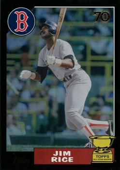 2021 Topps All-Star Rookie Cup - Black Foil #1 Jim Rice Front