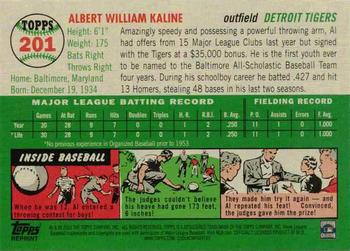 2021 Topps All-Star Rookie Cup - Topps Rookie Recreates #TRR-7 Al Kaline Back
