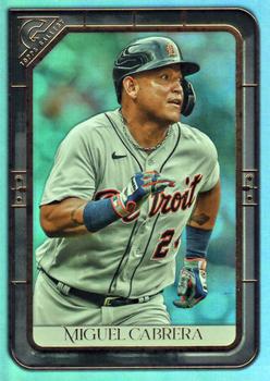 2021 Topps Gallery - Rainbow Foil #28 Miguel Cabrera Front