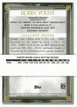 2021 Topps Gallery - Rainbow Foil #146 Robin Yount Back