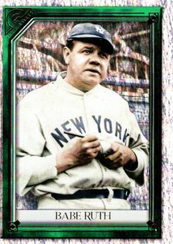 2021 Topps Gallery - Green Pattern #141 Babe Ruth Front